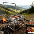 Outdoor Flip BBQ Grill
